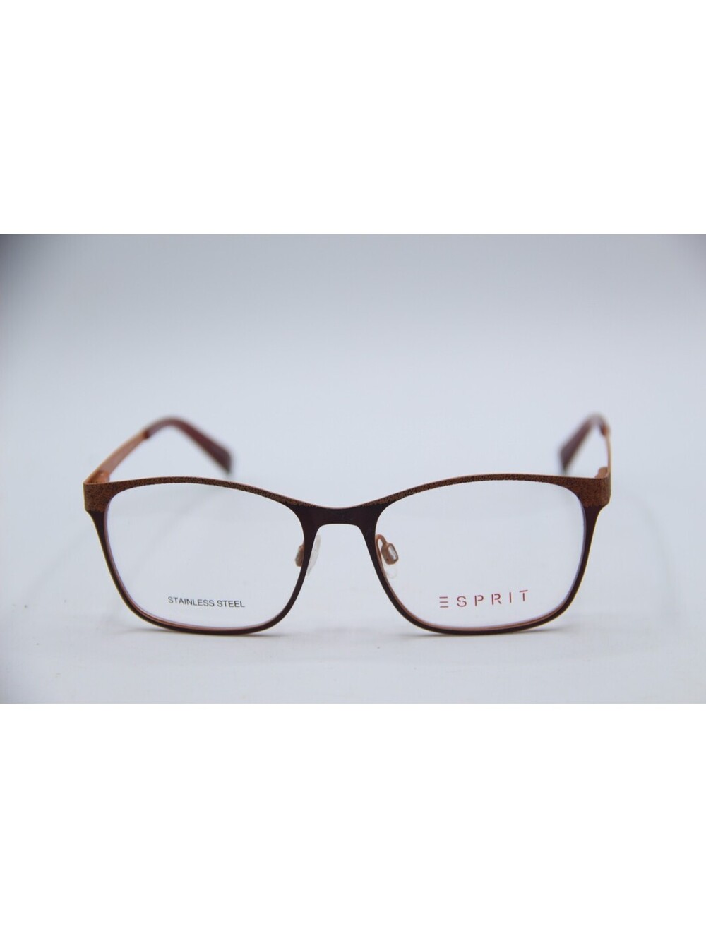 Esprit Et17487 Color-531 Brown Red Black Authentic Eyeglasses 51-16-135 - Picture 2 of 4
